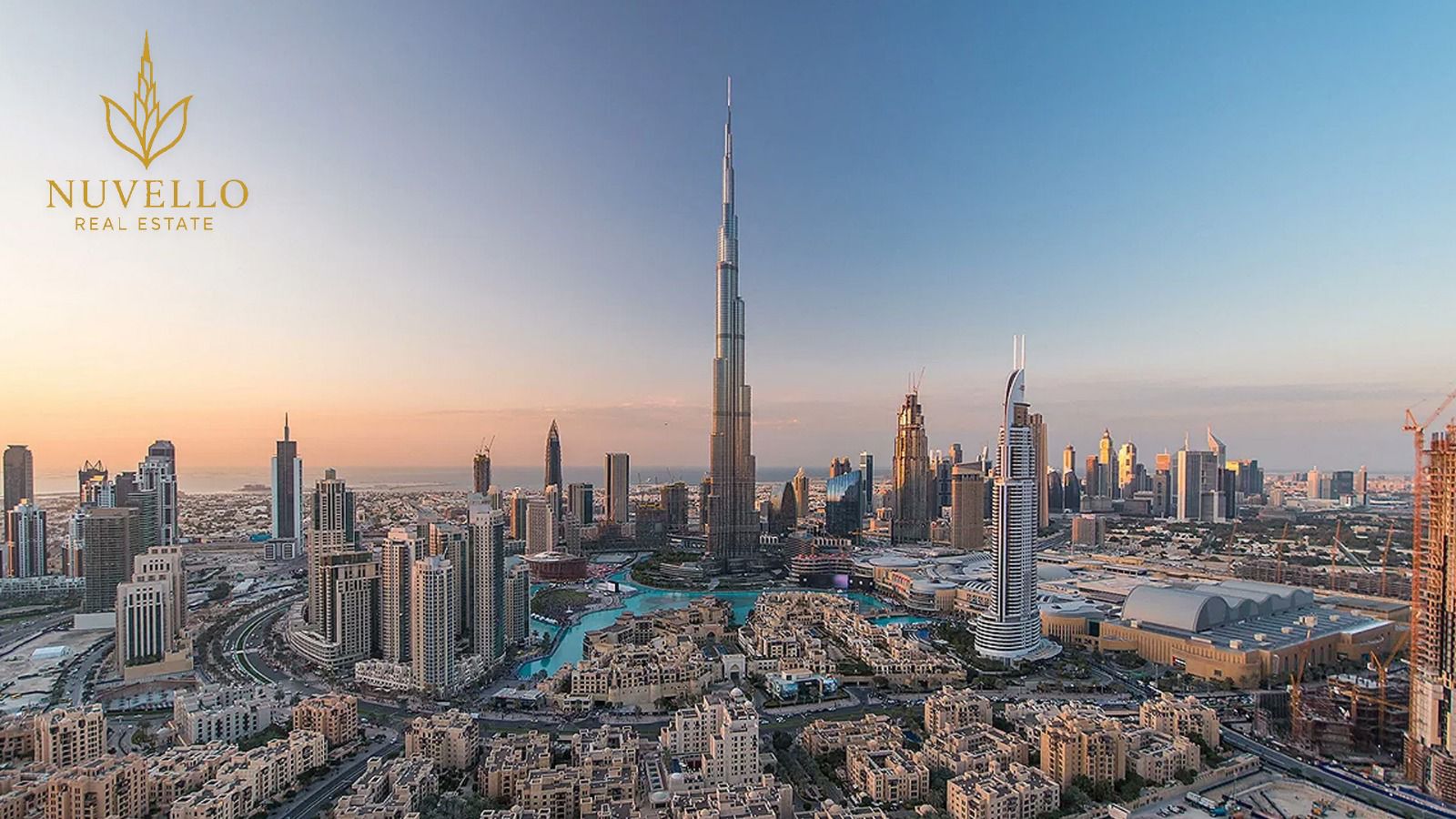 Dubai Skyline with Burj Khalifa - Nuvello Real Estate
